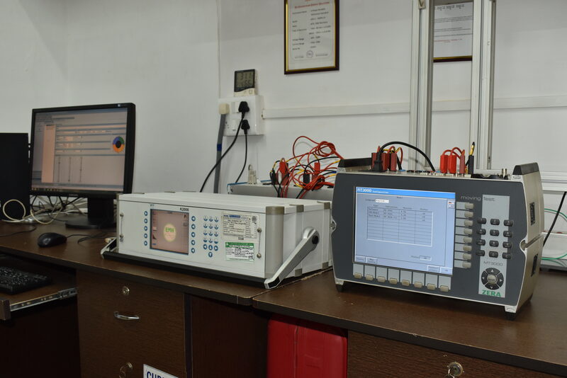 MTE K2006 reference standard and Zera MT3000 energy meter calibrator in SDES lab